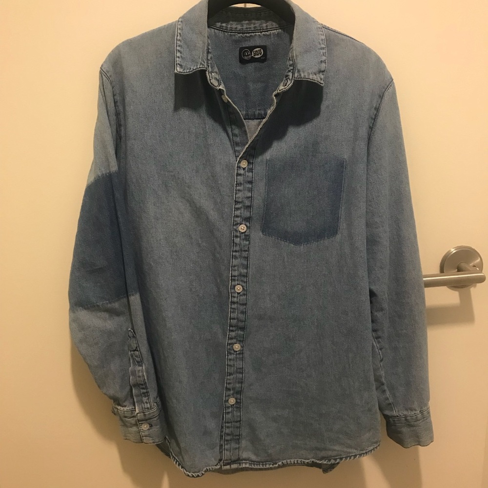 Cheap Monday denim shirt in size XXS